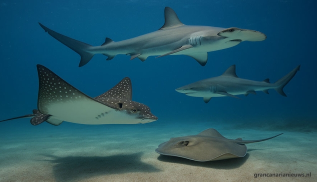 Nieuwe campagne om bewustzijn te vergroten en roggen en haaien op de Canarische Eilanden te beschermen
